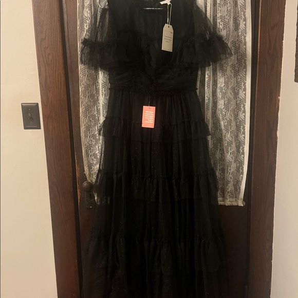 Ivy City Co. Whimsical Black Maxi Dress, NWT - Picture 7 of 9